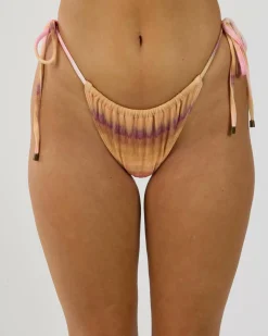 Bikinis*Billabong Sunset Dreamin Bells Tie Side Bikini Bottom Multi