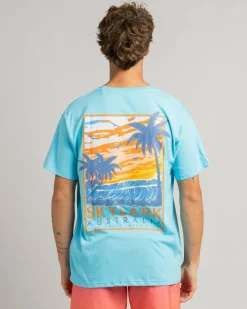 Tops & T-Shirts*Skylark Sunset Swell T-Shirt Bright Blue