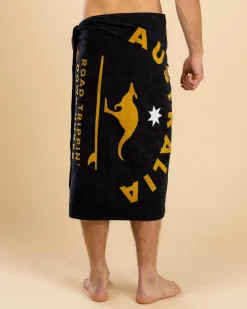 Beach Accessories & Towels*Rip Curl Sunstash Beach Towel Black/gold