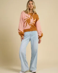 Knitwear|Jumpers & Hoodies*Billabong Sunswirl Sweater Doeskin