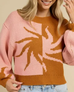Knitwear|Jumpers & Hoodies*Billabong Sunswirl Sweater Doeskin