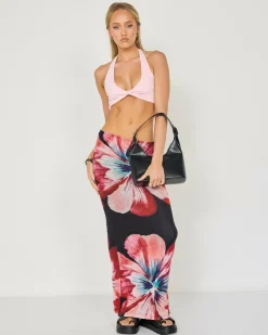 Tops*Ava And Ever Super Soft Twist Crop Top Light Pink