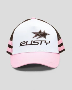 Headwear*Rusty Super Star Trucker Cap Soft Orchid
