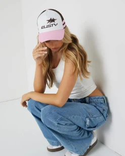 Headwear*Rusty Super Star Trucker Cap Soft Orchid