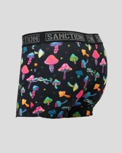 Underwear & Sleepwear*Sanction Supernova Fitted Boxers Rainbow Mushroom