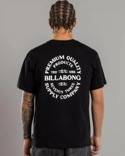 Tops & T-Shirts*Billabong Supply T-Shirt Black