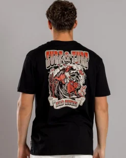 Tops & T-Shirts*The Mad Hueys Surf And Turf T-Shirt Black