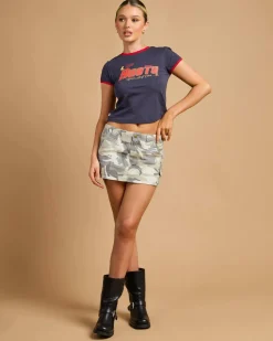 Online Surf Baby Ringer T-Shirt Women Tops