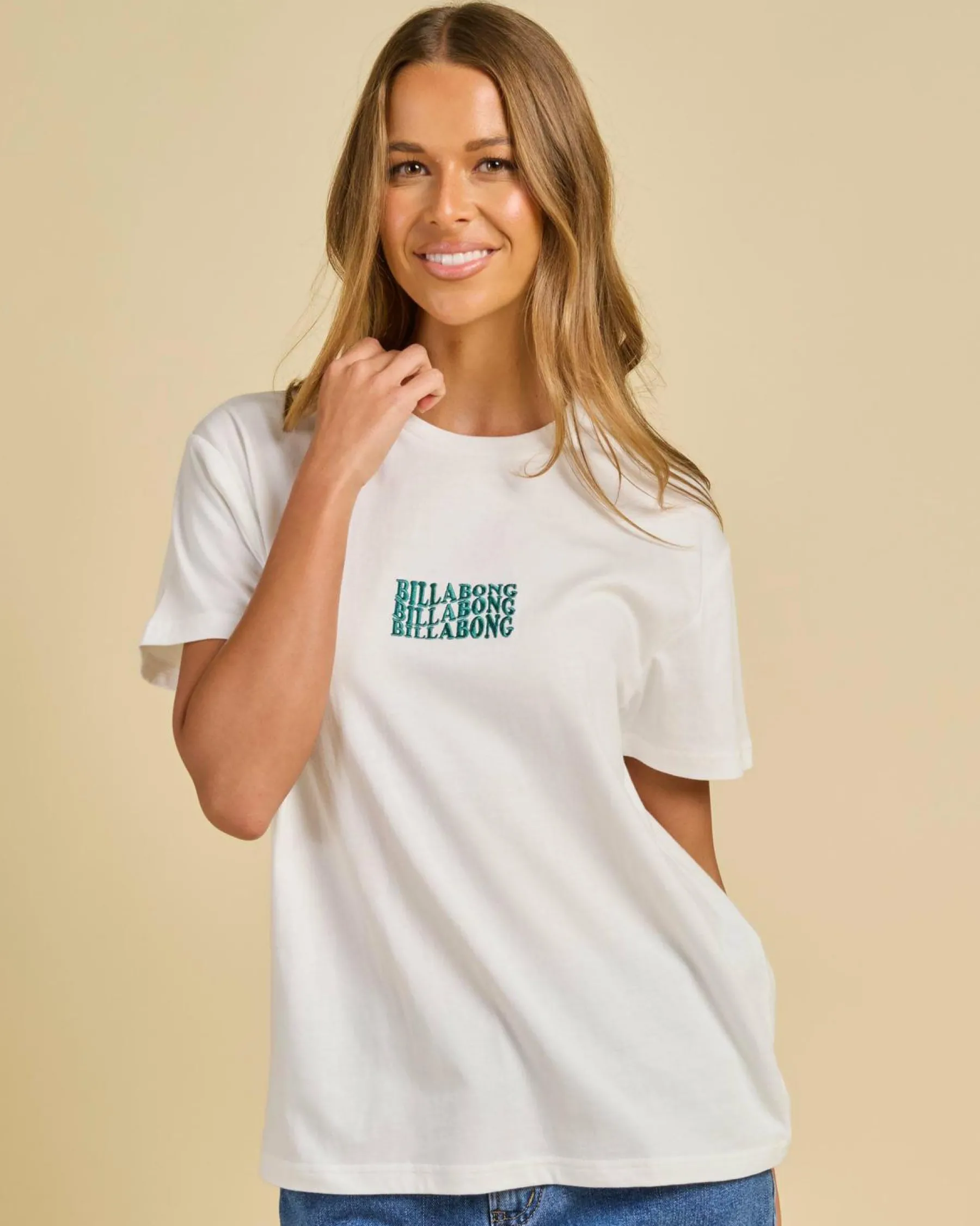 Tops*Billabong Surf High T-Shirt Salt Crystal