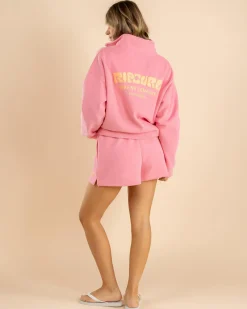 Best Surf Puff 1/4 Zip Sweatshirt Women Jumpers & Hoodies