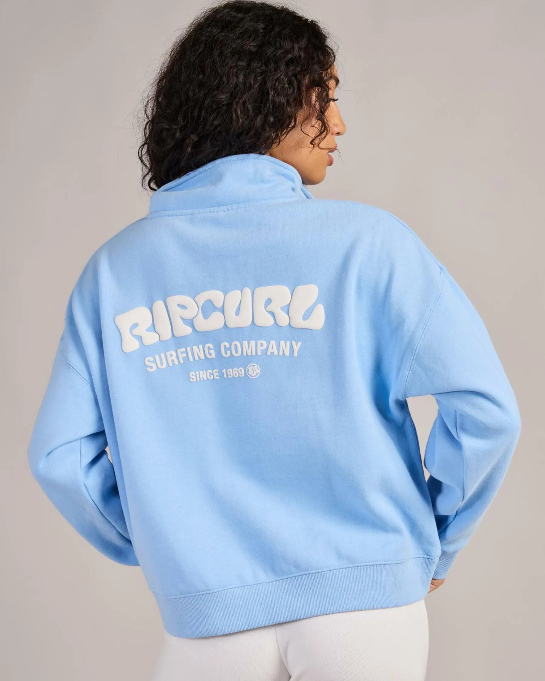 Discount Surf Puff 1/4 Zip Sweatshirt Women Jumpers & Hoodies