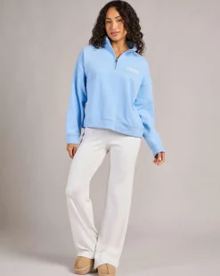 Discount Surf Puff 1/4 Zip Sweatshirt Women Jumpers & Hoodies