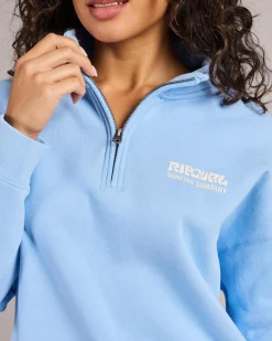 Discount Surf Puff 1/4 Zip Sweatshirt Women Jumpers & Hoodies