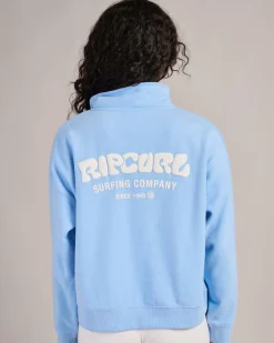 Discount Surf Puff 1/4 Zip Sweatshirt Women Jumpers & Hoodies