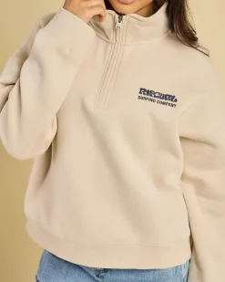 Discount Surf Puff 1/4 Zip Sweatshirt Women Jumpers & Hoodies
