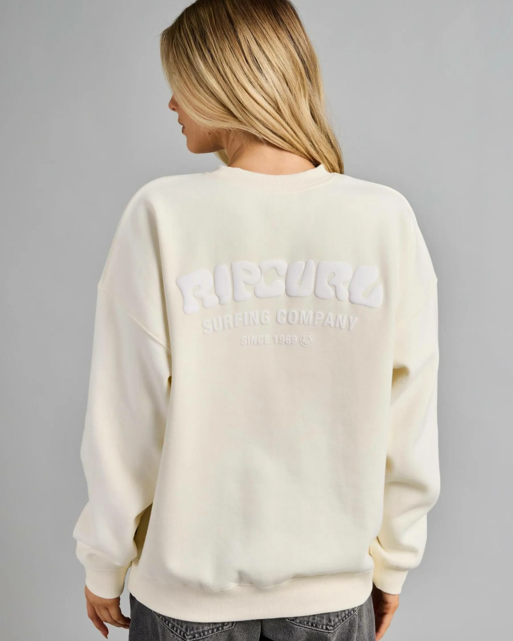 Online Surf Puff Heritage Crewneck Sweatshirt Women Jumpers & Hoodies