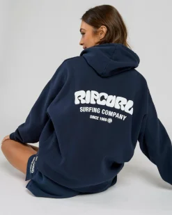 Sets|Jumpers & Hoodies*Rip Curl Surf Puff Heritage Hoodie Navy