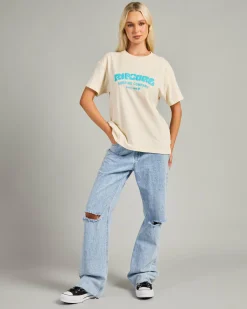 Tops*Rip Curl Surf Puff Relaxed T-Shirt Bone