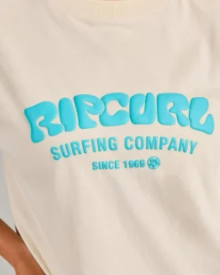Tops*Rip Curl Surf Puff Relaxed T-Shirt Bone