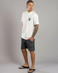 Tops & T-Shirts*Rip Curl Surf Revival Line Up T-Shirt Bone