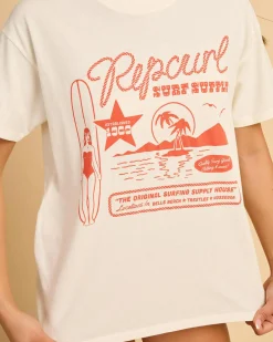 New Surf Supply Relaxed T-Shirt Women Tops
