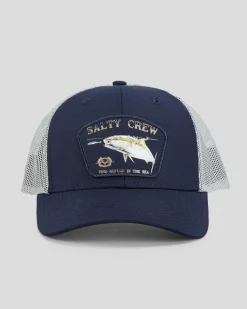 Headwear*Salty Crew Surface Retro Trucker Cap Navy