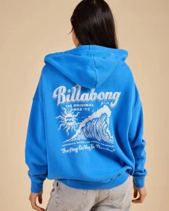 Jumpers & Hoodies|Jackets & Coats*Billabong Surfing Riptide Zip Through Hoodie True Blue