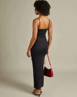 Dresses*Ava And Ever Susana Maxi Dress Black/pink Floral