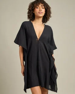 Beach Covers & Overswim*Topanga Sutton Beach Cover Black