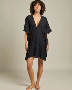 Beach Covers & Overswim*Topanga Sutton Beach Cover Black