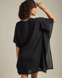 Beach Covers & Overswim*Topanga Sutton Beach Cover Black