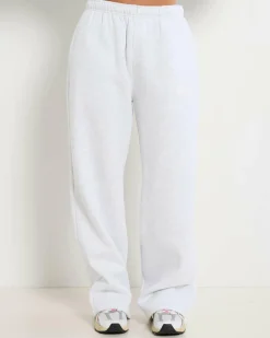 Sets|Activewear*Malibu Lounge Sweatpant Heather Grey/white