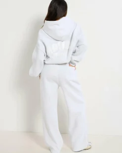 Sets|Activewear*Malibu Lounge Sweatpant Heather Grey/white