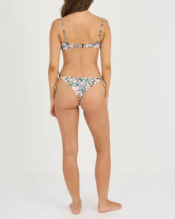 Online Sweet Fields Tie Side Tanga Bikini Bottom Women Bikinis