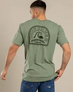 Tops & T-Shirts*Quiksilver Swell Lines T-Shirt Sea Spray
