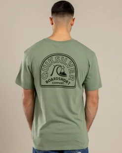 Tops & T-Shirts*Quiksilver Swell Lines T-Shirt Sea Spray