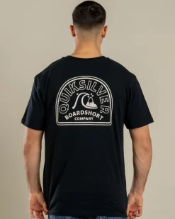 Tops & T-Shirts*Quiksilver Swell Lines T-Shirt Black