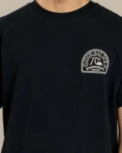 Tops & T-Shirts*Quiksilver Swell Lines T-Shirt Black