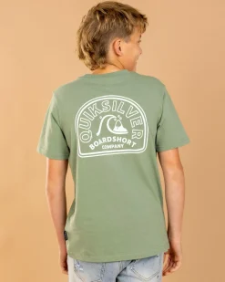 Tops & T-Shirts*Quiksilver Swell Lines T-Shirt Sea Spray