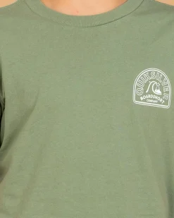 Tops & T-Shirts*Quiksilver Swell Lines T-Shirt Sea Spray