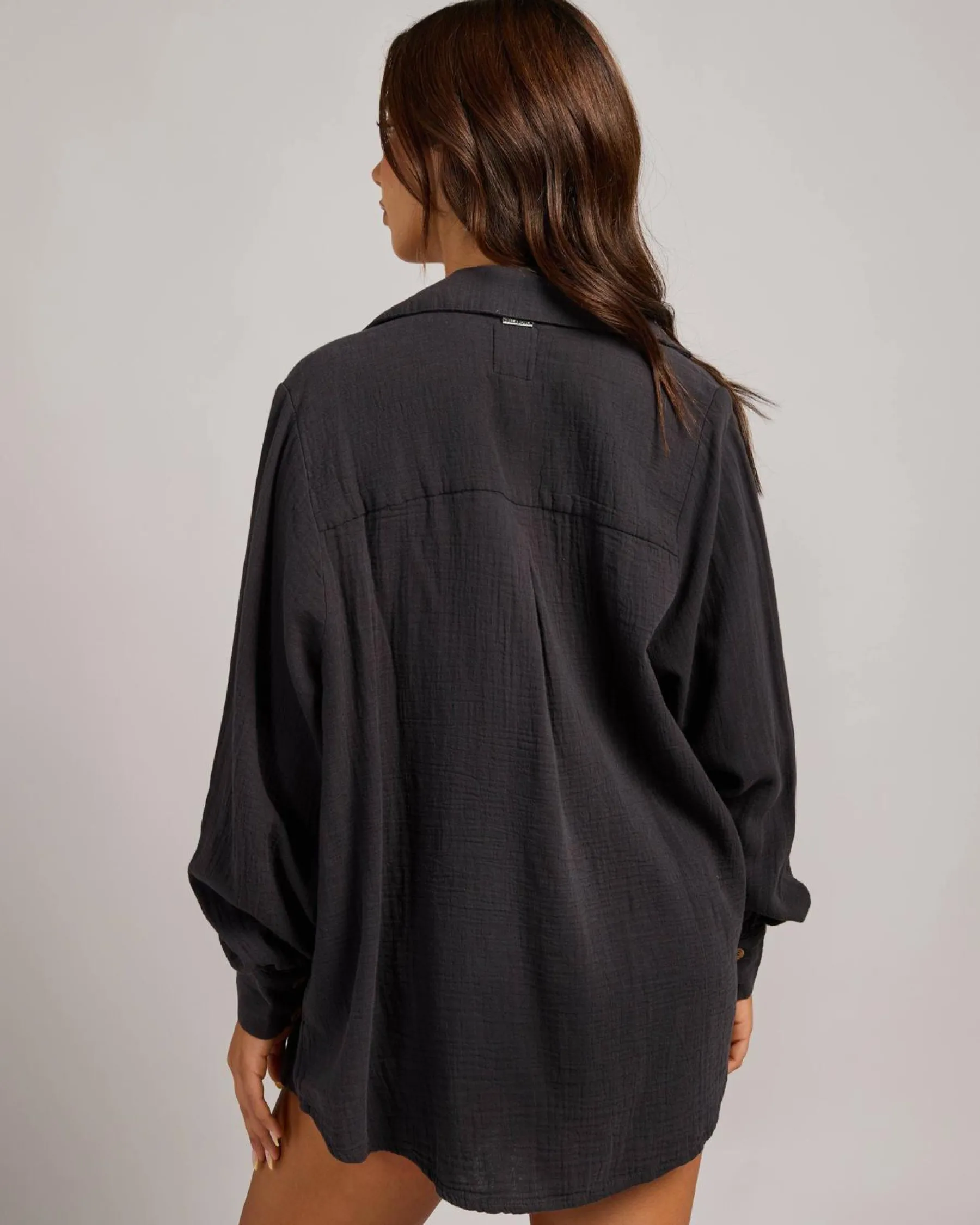 Tops*Billabong Swell Long Sleeve Shirt Black Sands