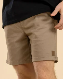Shorts & Bottoms*Lucid Switch Elastic Waist Shorts Sand