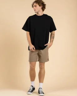 Shorts & Bottoms*Lucid Switch Elastic Waist Shorts Sand