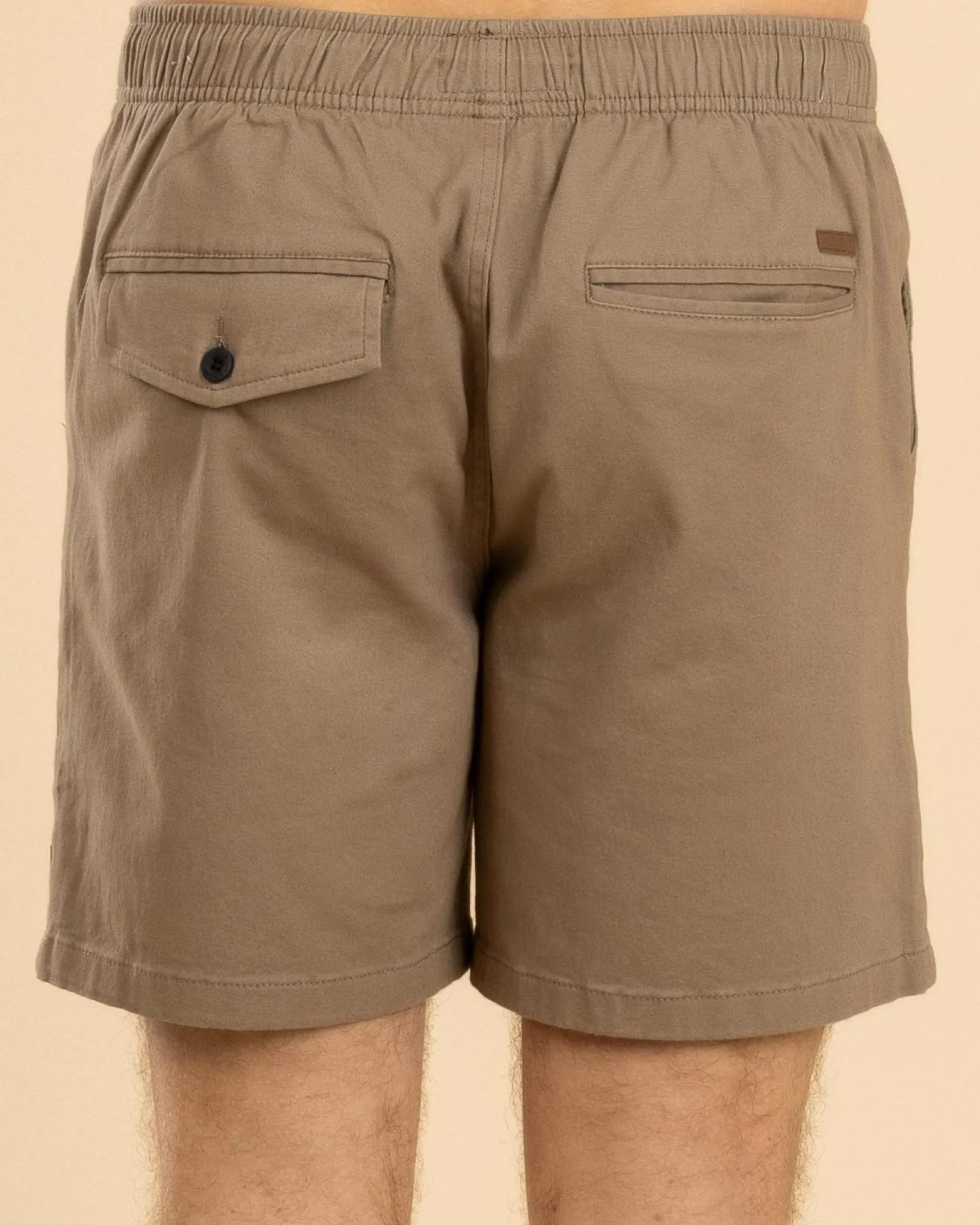 Shorts & Bottoms*Lucid Switch Elastic Waist Shorts Sand