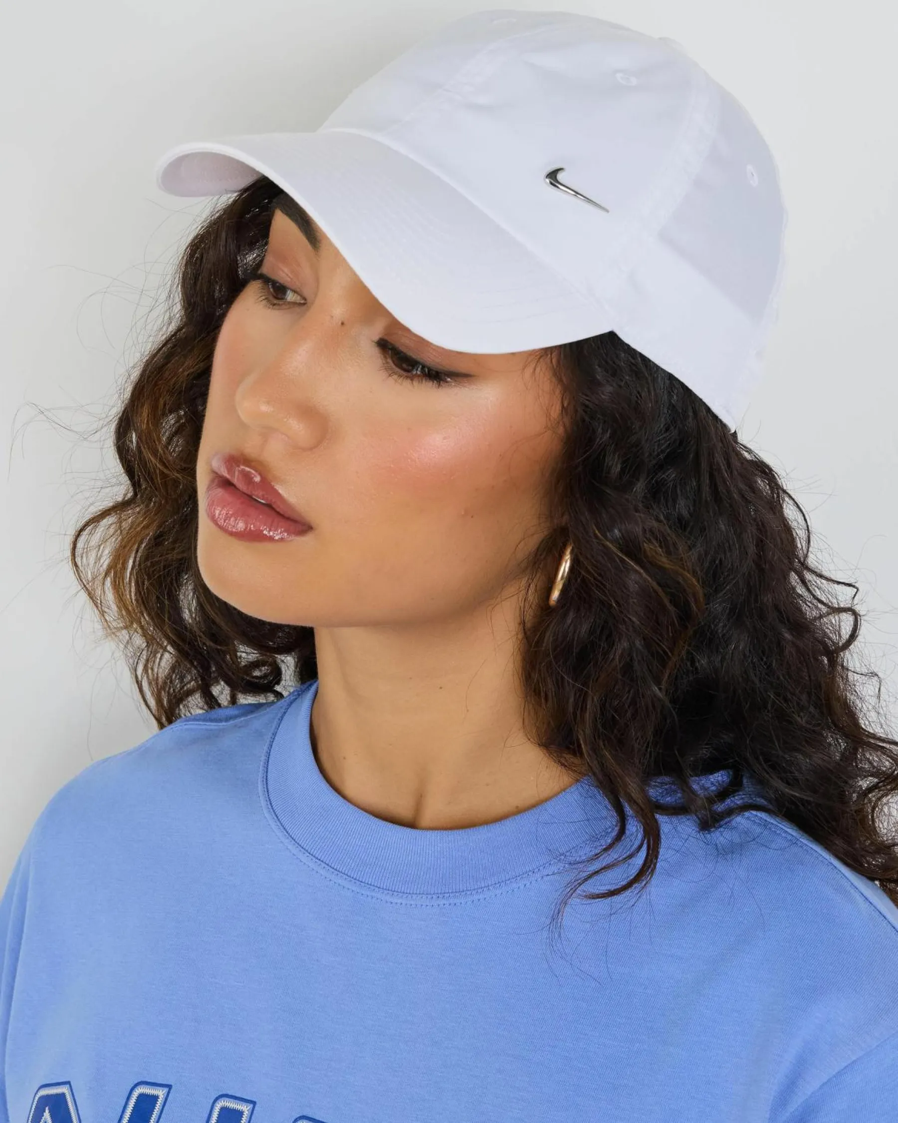 Best Swoosh Metallic Cap Women Headwear