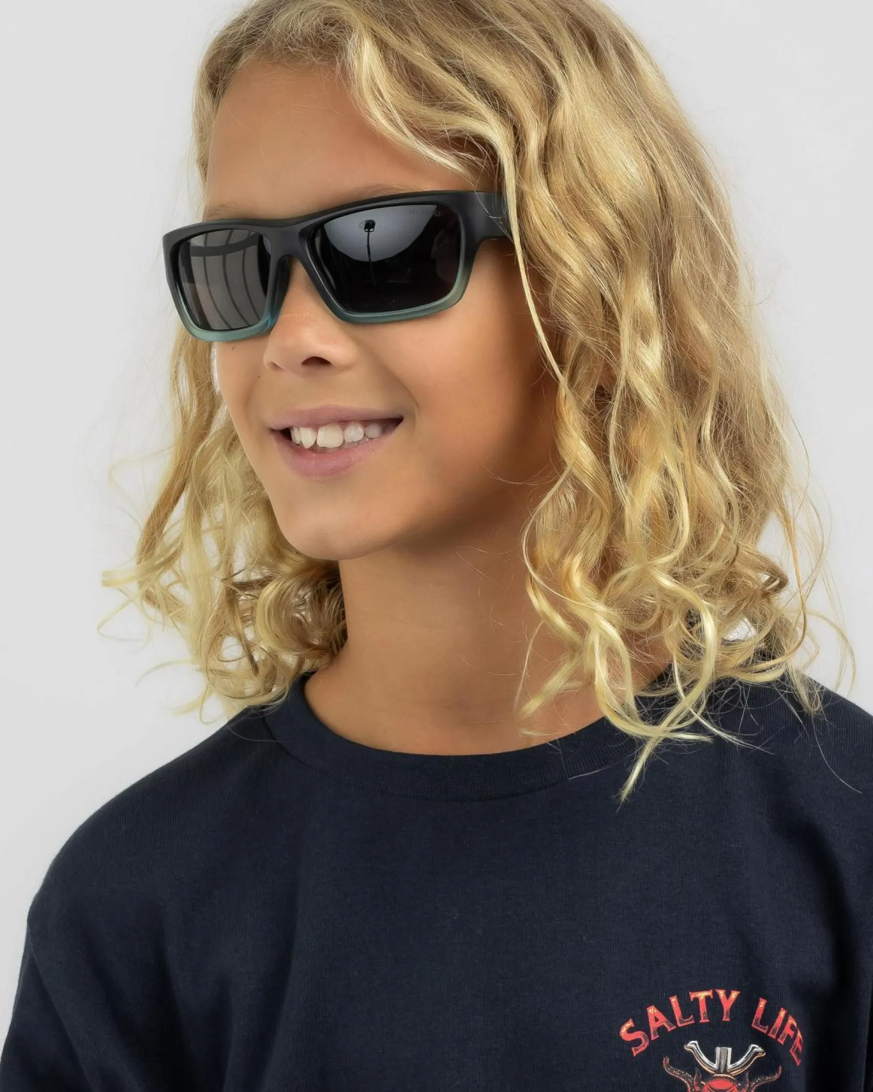 Sunglasses*Cancer Council Swordfish Boys' Polarised Sunglasses Black Gradient