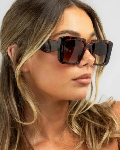 Sunglasses*Indie Eyewear Sydney Sunglasses Tort/gd Brown