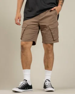 Shorts & Bottoms*Lucid Symbol Walk Shorts Dark Sand