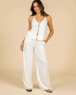 Online Symi Vanessa Pants Women Sets|Linen Blend