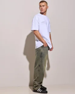 Tops & T-Shirts*Wndrr Syndicate Box Fit T-Shirt White
